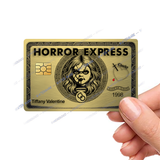 Horror Express Custom Credit Card Cover Halloween holiday Pop Culture Vinyl Skin Stickers