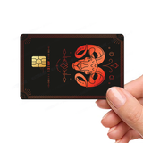 Astrology Signs Custom Credit Card Cover Pop Culture Vinyl Skin Stickers positive sticker