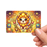 Zodiac Cat Astrology Signs Custom Cute Kittens Credit Card Cover Vinyl Skin Stickers - Pop culture cats