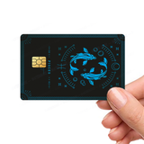 Astrology Signs Custom Credit Card Cover Pop Culture Vinyl Skin Stickers positive sticker