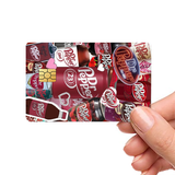 Dr Pepper Love Custom Credit Card Skin Sticker Durable Vinyl Pop Culture