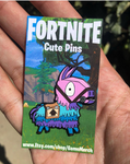 Fortnite Loot Llama Cute Chibi High Quality Hard Enamel Pin