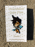 Blizzard Overwatch Tracer Cute Spray High Quality Hard Enamel Pin